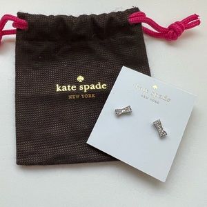 Kate Spade Bow Silver Earrings